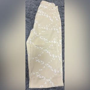 Women’s white fox jeans